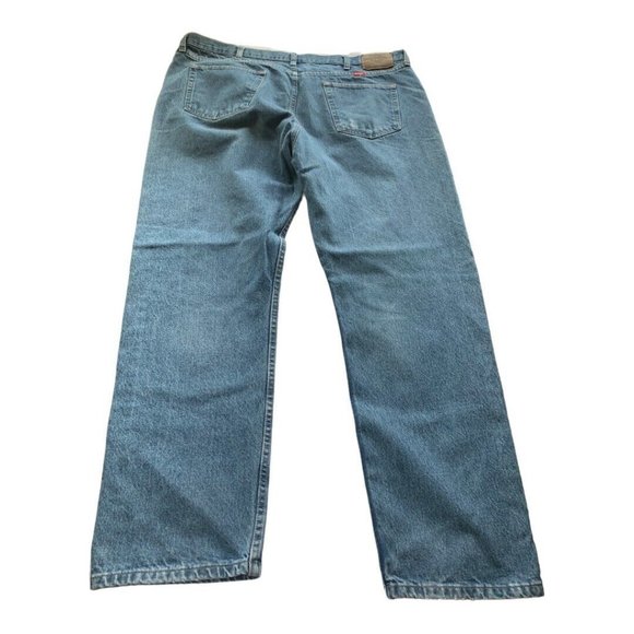 Wrangler Regular Fit 44 X 32 Blue Denim Jeans 96501DS 100% Cotton - Picture 4 of 11